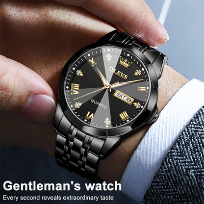 Reloj Analogo OLEVS Original Negro M-9931