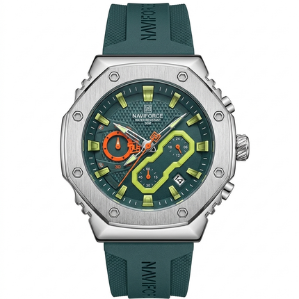 Reloj Naviforce Original Verde [8035] Analogo