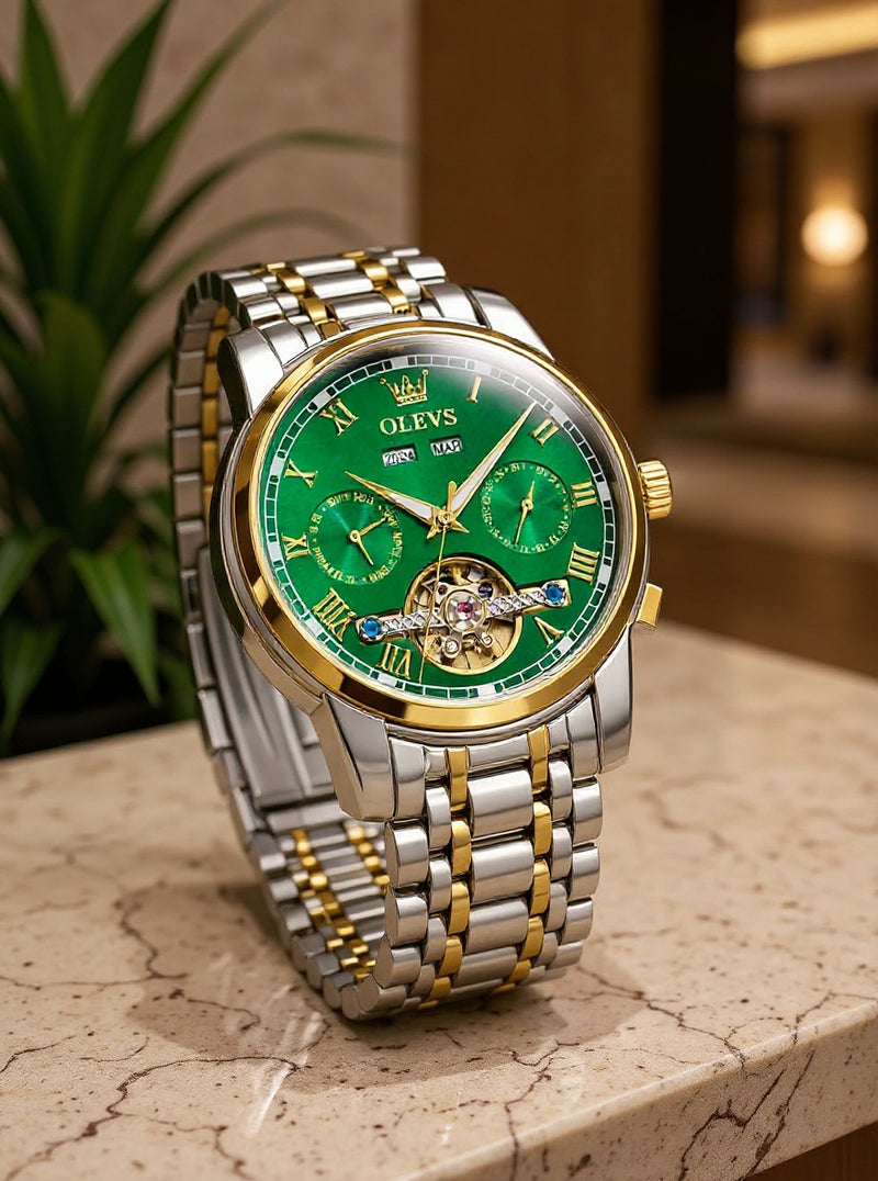 Reloj Automatico Olevs 6607 - Mecánico Analógico