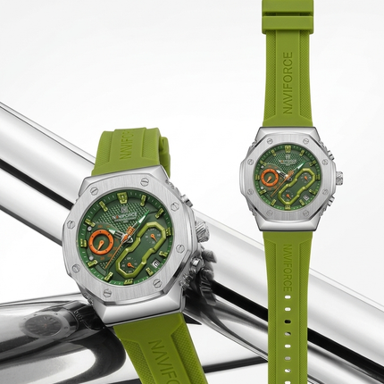 Reloj Naviforce Original Verde para Dama [8035] Analogo