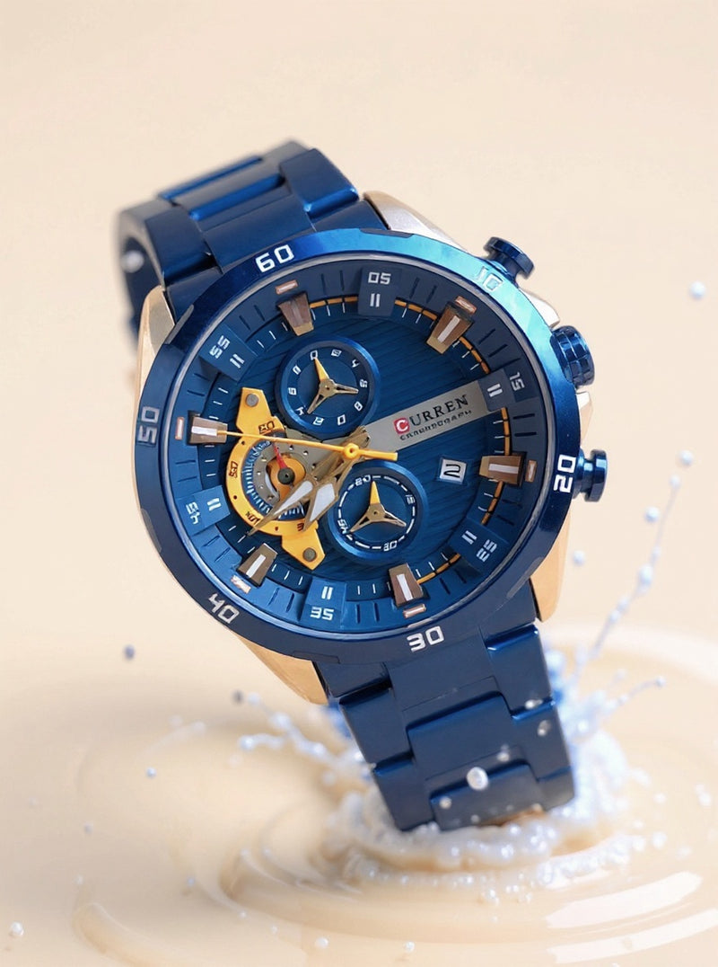 Reloj Analogo Curren MD 8402 Azul