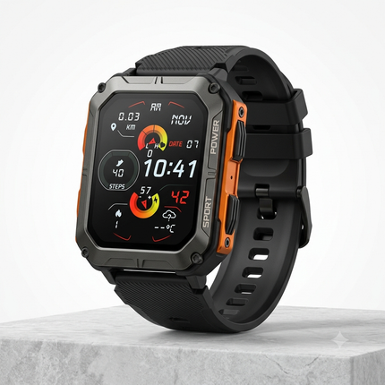 Reloj Inteligente - Smartwatch C20 Pro Negro/Naranja