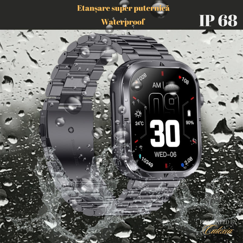 Reloj Inteligente Con Linterna (Mk86)