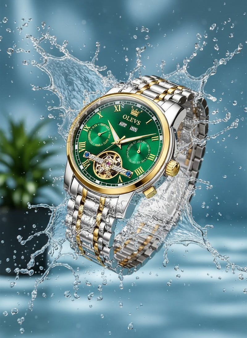 Reloj Automatico Olevs 6607 - Mecánico Analógico