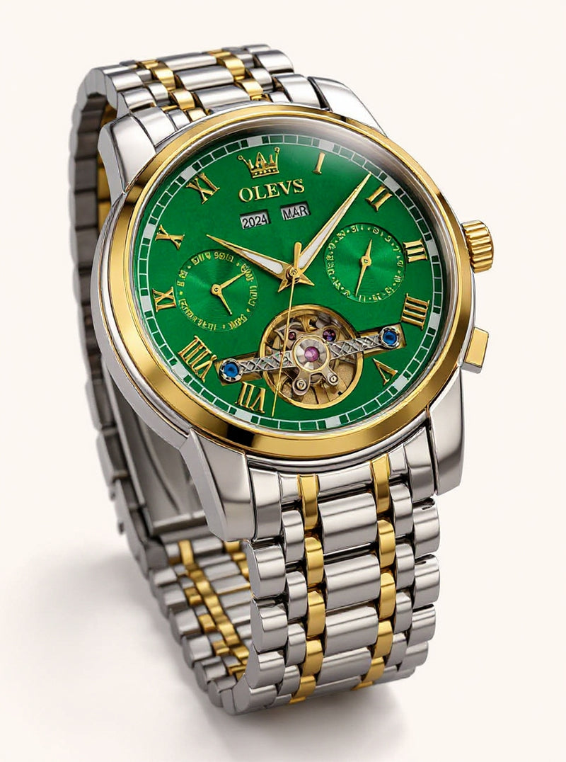 Reloj Automatico Olevs 6607 - Mecánico Analógico
