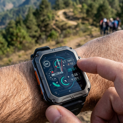 Reloj Inteligente - Smartwatch C20 Pro Negro/Naranja