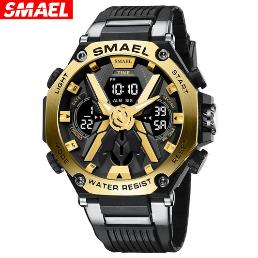 Reloj Doble Hora Contra el agua - Smael MD8087