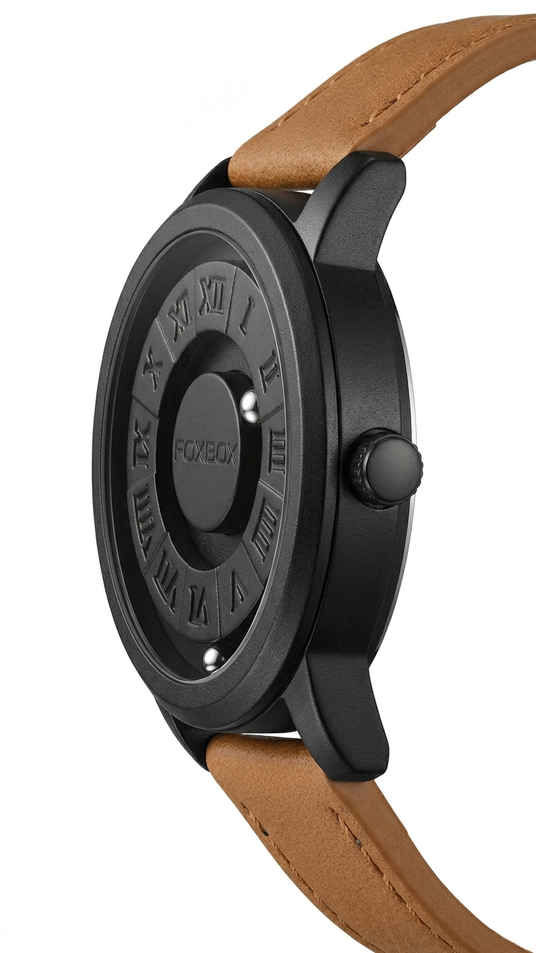 Reloj Foxbox Contra el agua MD-00047 Negro/Cafe