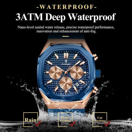 Reloj Analogo Poedagar Azul - MD893