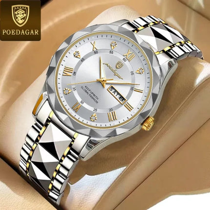 Reloj Analogo Poedagar MD615 Blanco