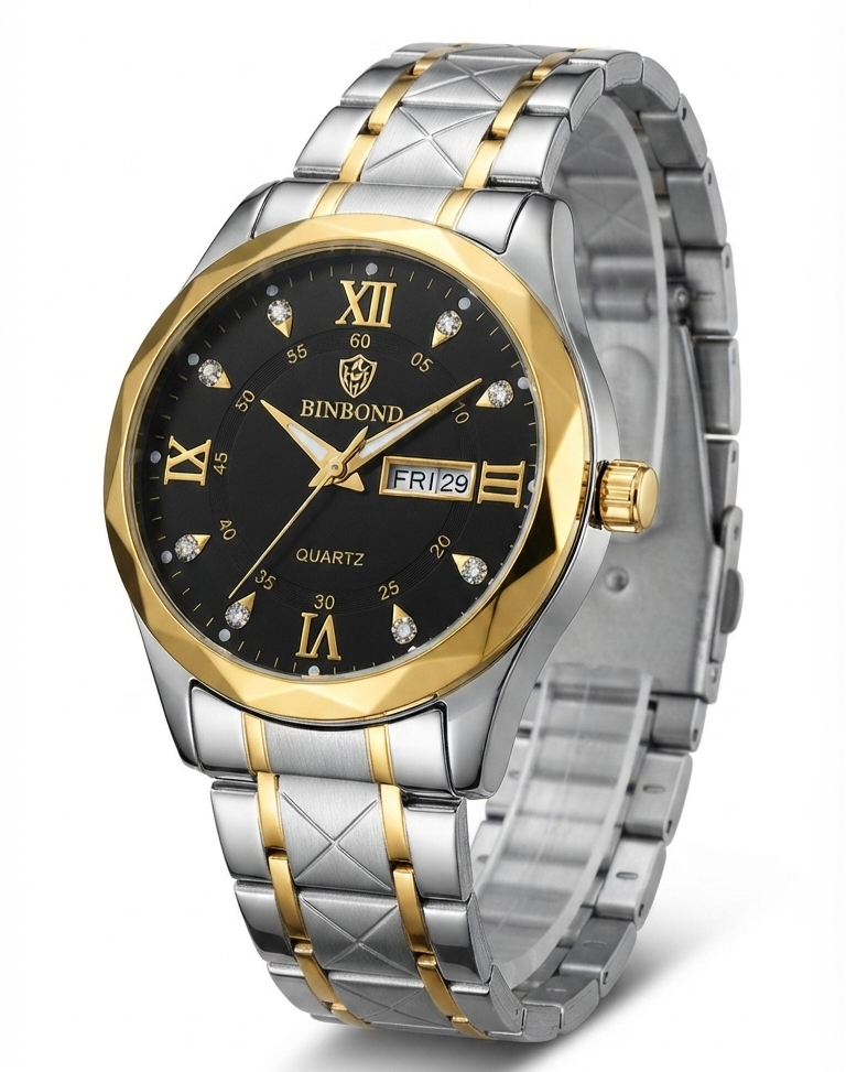 Reloj Analogo Binbond Resistente al Agua