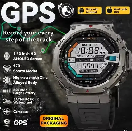 Reloj Inteligente - Smartwatch DM58 - Resistente al agua 50 metros