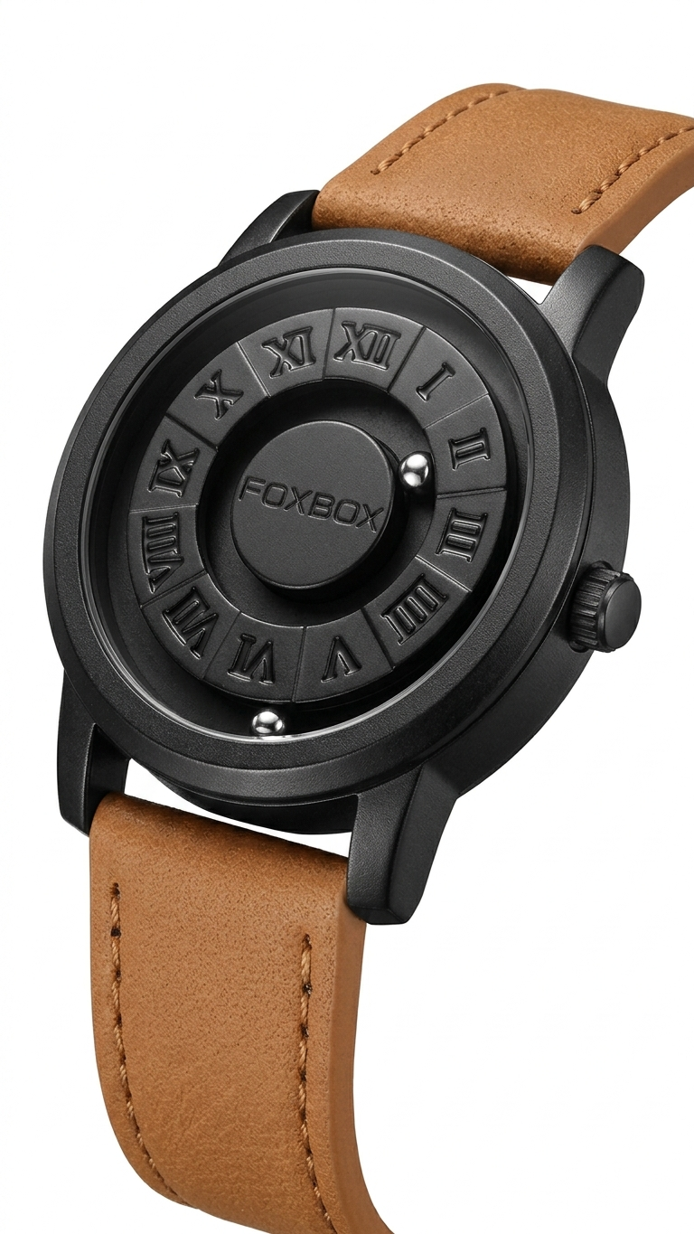 Reloj Foxbox Contra el agua MD-00047 Negro/Cafe