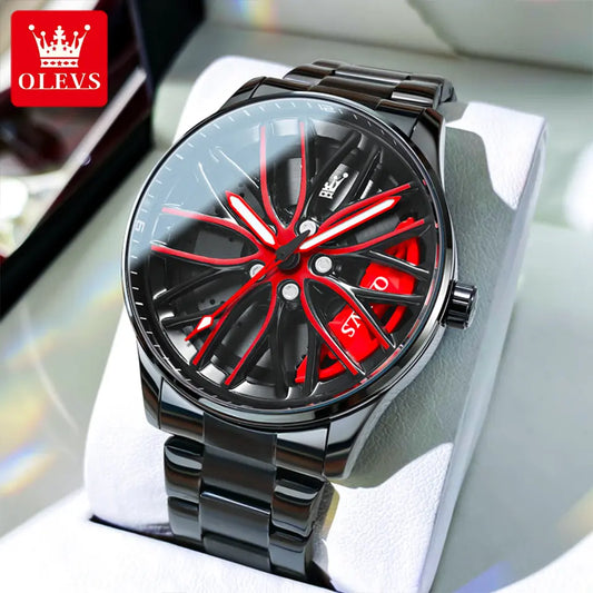 Reloj Analogo Olevs Caratula Giratoria