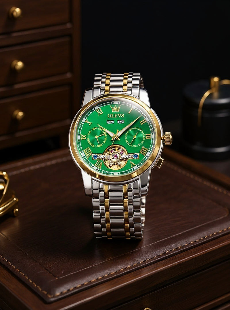 Reloj Automatico Olevs 6607 - Mecánico Analógico