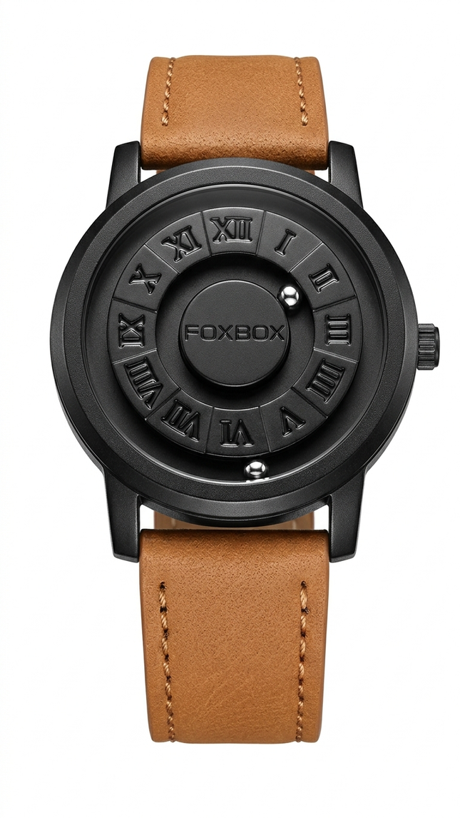 Reloj Foxbox Contra el agua MD-00047 Negro/Cafe