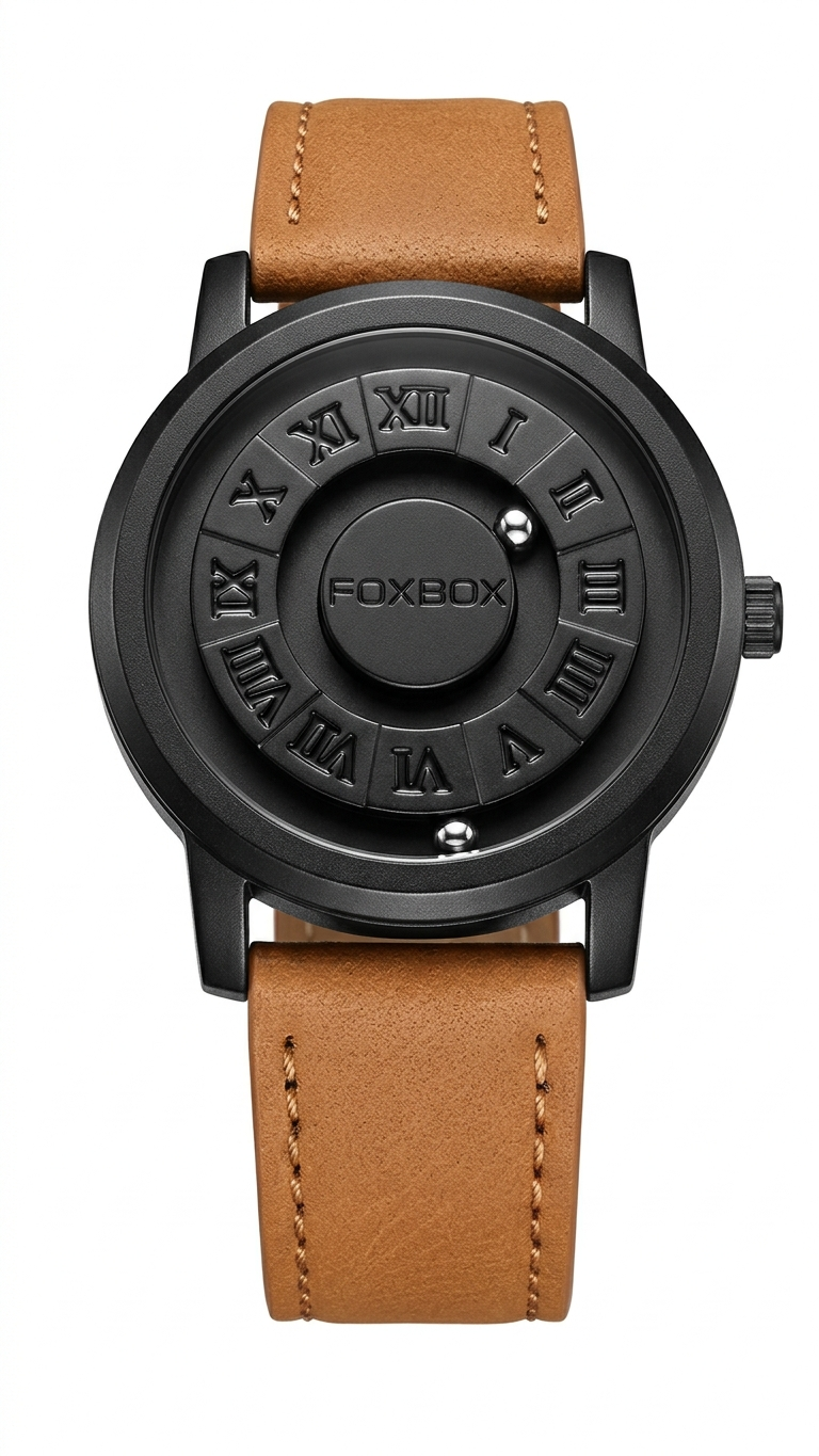 Reloj Foxbox Contra el agua MD-00047 Negro/Cafe