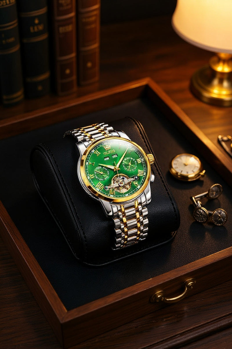 Reloj Automatico Olevs 6607 - Mecánico Analógico